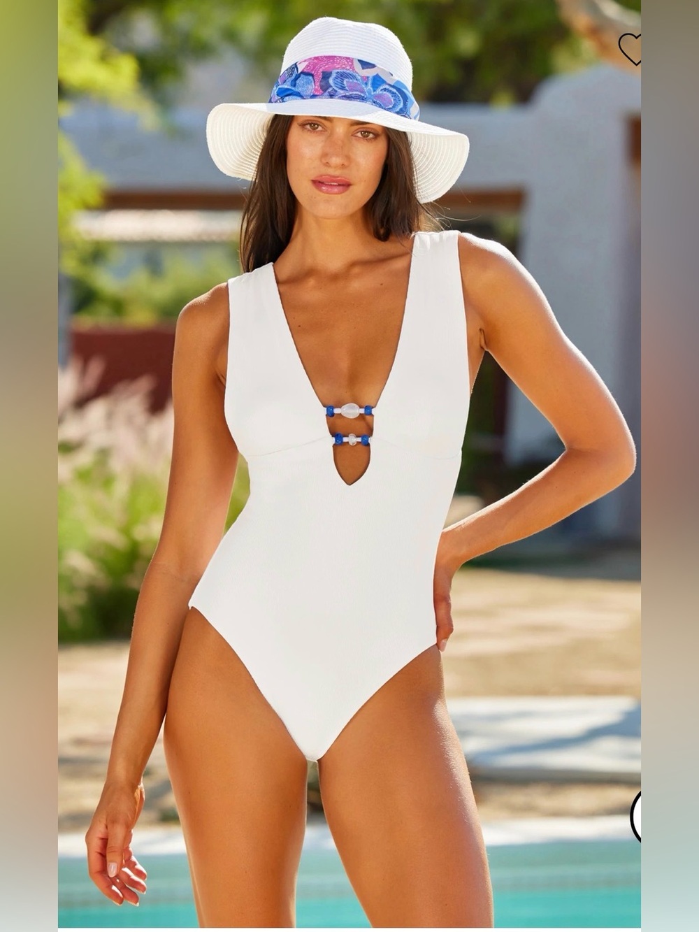 BECCA Liana One Piece Swimsuit, Size Medium, $148